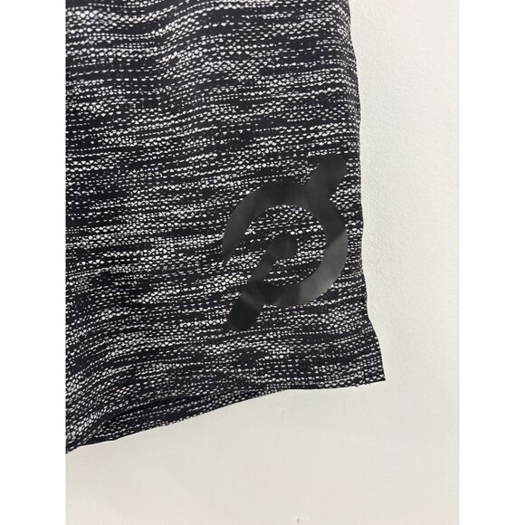 Lululemon Men's Activewear Peloton T.H.E Short Black and white size Medium - Picture 2 of 8